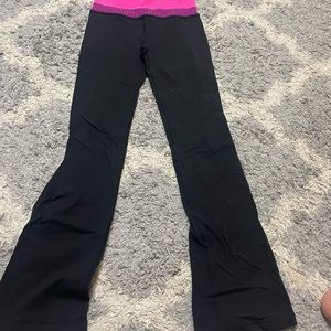 Lululemon flared leggings reversible Astros